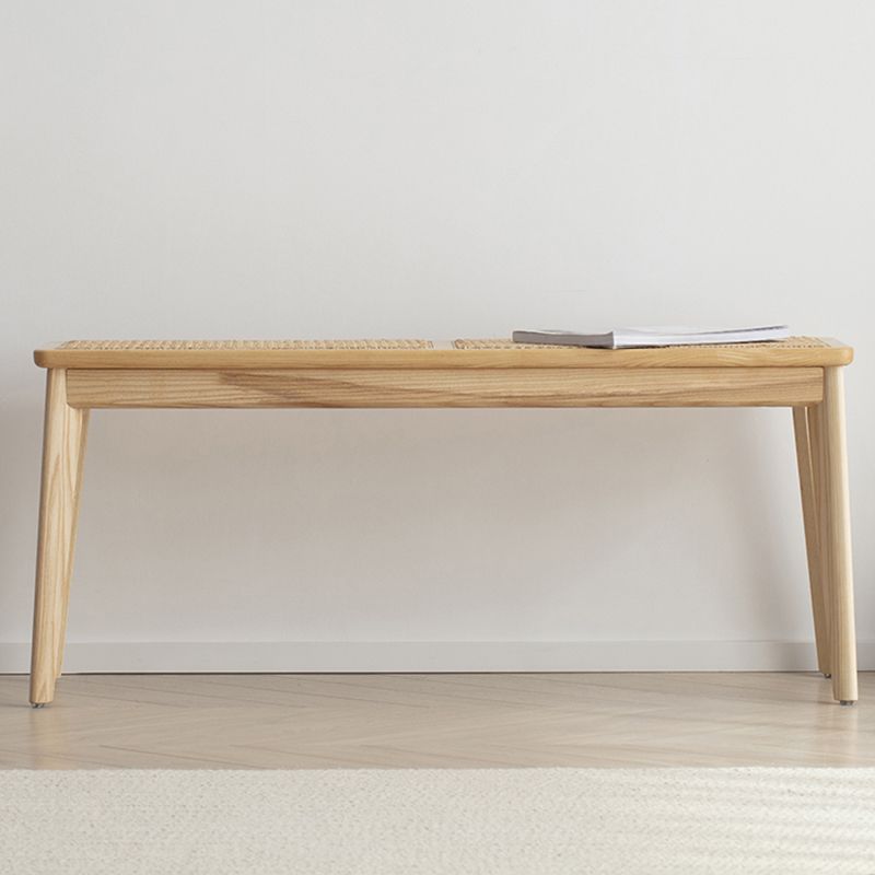 11.8" Wide Tropical Bench Solid Wood Seating Bench with Straight Legs Clearhalo 'Benches' 'Chairs & Seating' 'furn' 'furn_benches' 'Furniture' 'Living Room Furniture' 1200x1200_2fa2c232-53e5-4bd6-86fe-9eed9b9c287b