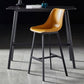 Faux Leather Counter Stool Modern Style Low Back Barstool with Metal Legs Clearhalo 'Bar Furniture' 'Bar Stools' 'bar_stools' 'furn' 'furn_bar_stools' 'Furniture' 'Kitchen & Dining Furniture' 1200x1200_2fa55900-20a5-46fb-af3e-c57a2866514a