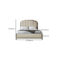 Stepped Glam Bed Frame Beech Standard Bed with Nail Head Trim Clearhalo 'Bedroom Furniture' 'Beds' 'furn' 'furn_beds' 'Furniture' 1200x1200_2fa608ca-a6ac-417b-9645-0f6c99bf3af1