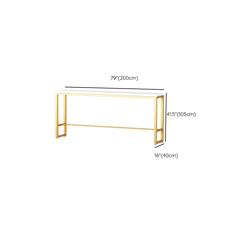 Pine Solid Wood Bar Height Table Glam Rectangle Indoor Bar Table Clearhalo 'Bar Furniture' 'Bar Tables' 'bar_tables' 'furn' 'furn_bar_tables' 'Furniture' 'Kitchen & Dining Furniture' 1200x1200_2fa6d9d3-6d6a-4f6f-8b9e-afd3d852ec71