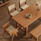 Contemporary Rectangle Shape Standard Dining Table Solid Wood Kitchen Dining Table with Trestle Base Clearhalo ' dining_table' 'Dining Tables & Seating' 'Dining Tables' 'furn' 'furn_dining_table' 'Furniture' 'furniture_dining_table' 'Kitchen & Dining Furniture' 'kitchen&dining_furn' 'kitchen' 'kitchen_dining_table' 1200x1200_2fa7a4b9-51d9-4e66-8d4e-6aeb0660dd99
