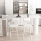 Modern Stone Bar Table Set 1/3/5 Pieces Counter Table with Backless Stools Clearhalo 'Bar Furniture' 'furn' 'furn_home_bar_bar_sets' 'Furniture' 'Home Bars & Bar Sets' 'home_bar_bar_sets' 'Kitchen & Dining Furniture' 1200x1200_2fa8c685-c93c-4e4a-923a-7297041f5d4d