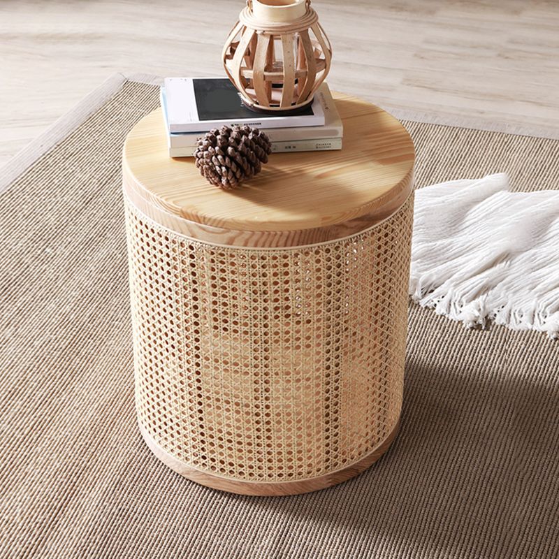 15" Wide Contemporary Corner Table Wood Round Storage Accent Side Table Clearhalo 'Coffee & Accent Tables' 'End & Side Tables' 'end_side_tables' 'furn' 'furn_end_side_tables' 'Furniture' 'Living Room Furniture' 1200x1200_2faabb7c-f10c-49a2-ba4c-75e7fb77ec63