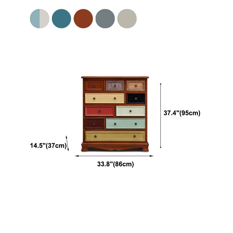 Vintage Storage Chest Bedroom Solid Wood Lingerie Chest with Drawers Clearhalo 'Bedroom Furniture' 'Dressers & Chests' 'dressers_chests' 'furn' 'furn_dressers_chests' 'Furniture' 1200x1200_2fad396b-917b-4e27-ba2f-8436cfe844ef