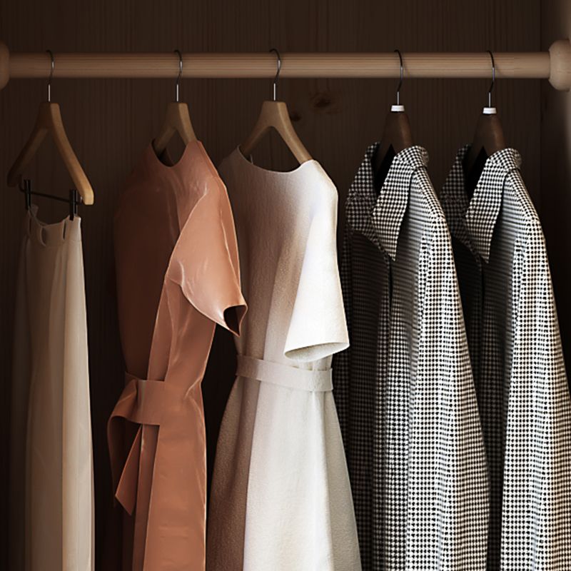 Traditional Walnut Solid Wood Wardrobe Freestanding Wardrobe Armoire with Drawers Clearhalo 'Armoires & Wardrobes' 'armoires_wardrobes' 'Bedroom Furniture' 'furn' 'furn_armoires_wardrobes' 'Furniture' 1200x1200_2fad9c7c-5948-4230-912e-19044107cd5c