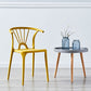 Home Contemporary Arm Chair Wishbone Back Plastic Stackable Dining Room Chair Clearhalo ' kitchen&dining_furn' 'Dining Chairs' 'Dining Tables & Seating' 'dining_chair' 'furn' 'furn_dining_chair' 'Furniture' 'furniture_dining_chair' 'Kitchen & Dining Furniture' 'kitchen' 1200x1200_2fae469f-c133-4f82-affc-1eae0f418a47