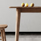 Rectangle Wood in Brown Dining Table Modern Ash Table with 4 Legs for Restaurant Clearhalo ' dining_table' 'Dining Tables & Seating' 'Dining Tables' 'furn' 'furn_dining_table' 'Furniture' 'furniture_dining_table' 'Kitchen & Dining Furniture' 'kitchen&dining_furn' 'kitchen' 'kitchen_dining_table' 1200x1200_2fb0b786-16ae-4a04-ac1a-a63c0186a4bd