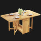 Mid-Century Modern Dining Table Rubberwood Drop-Leaf Dining Table(only table) Clearhalo ' dining_table' 'Dining Tables & Seating' 'Dining Tables' 'furn' 'furn_dining_table' 'Furniture' 'furniture_dining_table' 'Kitchen & Dining Furniture' 'kitchen&dining_furn' 'kitchen' 'kitchen_dining_table' 1200x1200_2fb0d343-ba87-4fea-bcdc-8ba46c73e243