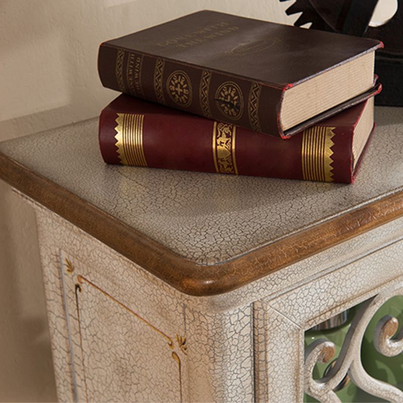 Industrial Cabriole Legs Accent Cabinet Solid Wood Storage Cabinet with Drawer Clearhalo 'Cabinets & Chests' 'cabinets_chests' 'furn' 'furn_cabinets_chests' 'Furniture' 'Living Room Furniture' 1200x1200_2fb13b18-5df8-4eda-8ad1-5b2e99568681