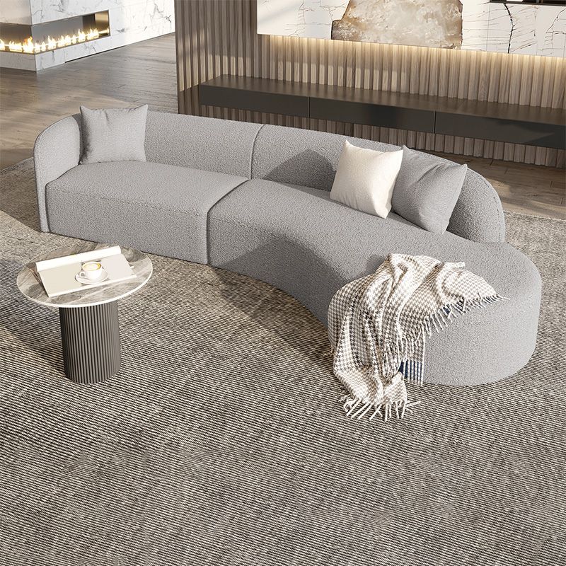Wool Modern Sofa/Sectional Right Hand Facing for Apartment, Living Room Clearhalo 'furn' 'furn_sectionals' 'Furniture' 'Living Room Furniture' 'Sectionals' 1200x1200_2fb369b5-8bf1-4548-925f-bc5417a8934c