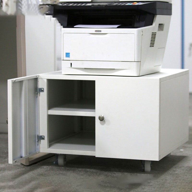 Gabinete contemporáneo de estantes de almacenamiento de acero Archivo con ruedas