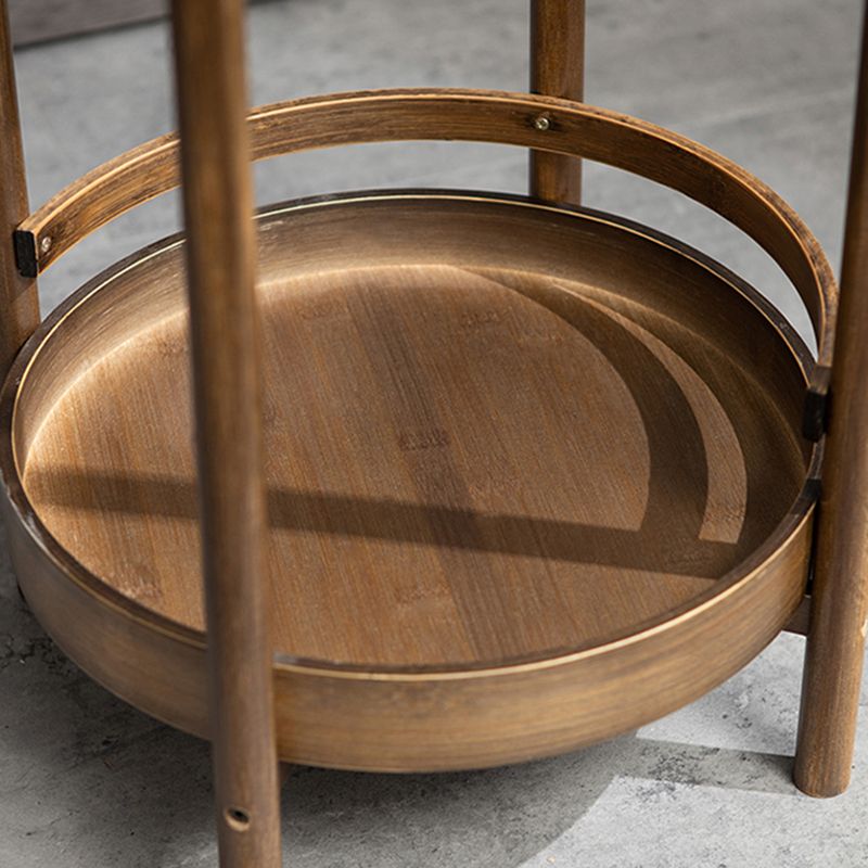 Wood End Table Round/Rectangular Side End Table with Storage Clearhalo 'Coffee & Accent Tables' 'End & Side Tables' 'end_side_table' 'end_side_tables' 'furn' 'furn_end_side_tables' 'Furniture' 'furniture_end_side_table' 'Living Room Furniture' 1200x1200_2fbc948e-a1fc-4808-8908-fa04154a9c59