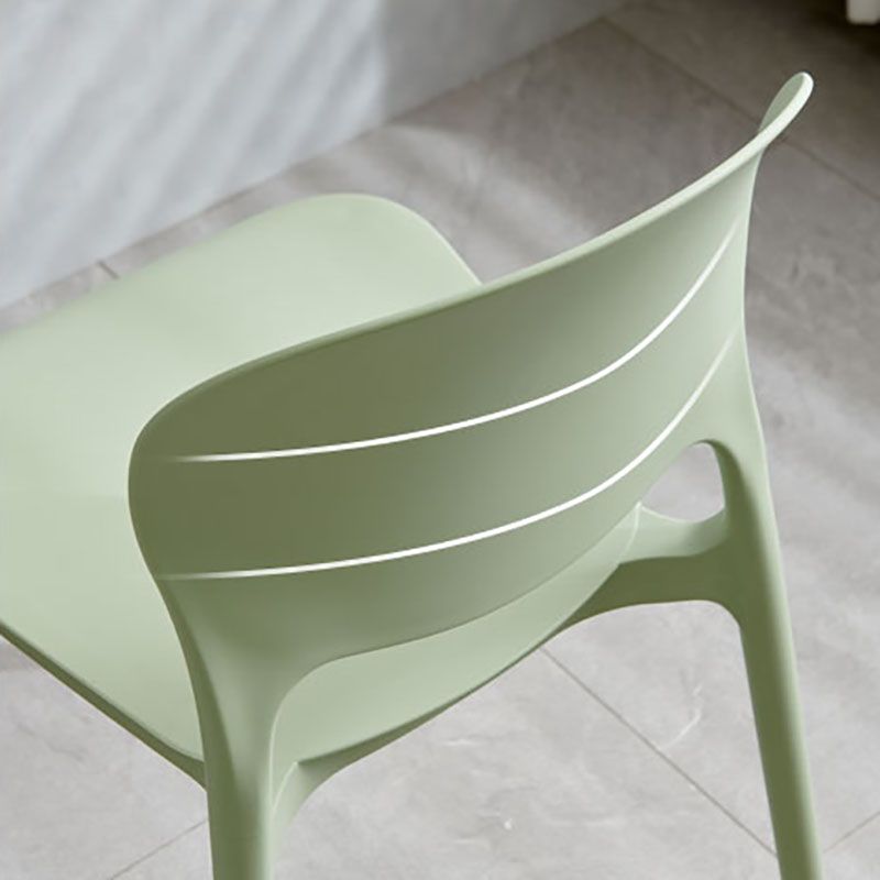Modern Stackable Chairs Dining Armless Open Back Chairs with Plastic Legs for Kitchen Clearhalo ' kitchen&dining_furn' 'Dining Chairs' 'Dining Tables & Seating' 'dining_chair' 'furn' 'furn_dining_chair' 'Furniture' 'furniture_dining_chair' 'Kitchen & Dining Furniture' 'kitchen' 1200x1200_2fbea33e-e1ce-42ab-9378-4a2f3ef63cc3