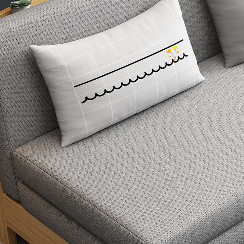 Convertible Faux Leather Contemporary Armless Bed Settee with Pillows Clearhalo 'furn' 'furn_sofas' 'Furniture' 'Living Room Furniture' 'Sofa' 'sofas' 1200x1200_2fbef99f-c4e6-4a00-b3d7-cf23a89ab8a6