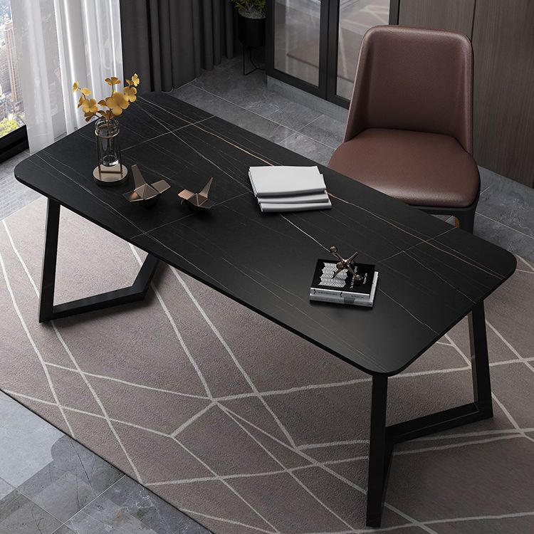 Bureau industriel rectangulaire du bureau à domicile avec des jambes en métal