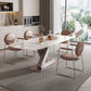 Nordic Glam Style 1/4/5/7 Pieces Dining Sintered Stone Dining Table Set with Metal Legs Clearhalo 'Dining Room Sets' 'Dining Tables & Seating' 'dining_room_set' 'furn' 'furn_dining_room_set' 'Furniture' 'furniture_dining_room_set' 'Kitchen & Dining Furniture' 1200x1200_2fc07ed6-e7e1-4382-b427-5ca38a77a598