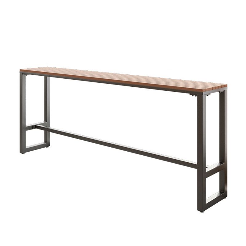 Set tavolo da bar in stile moderno Tavolo da bar rettangolare da 1/2/5 pezzi con sgabelli alti
