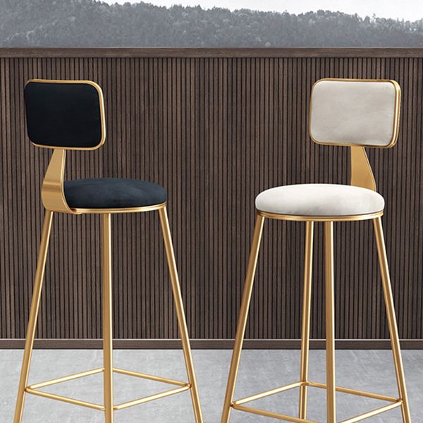 Glam Gold Legs Bar Stools Living Room Upholstered Counter Chair Clearhalo 'Bar Furniture' 'Bar Stools' 'bar_stools' 'furn' 'furn_bar_stools' 'Furniture' 'Kitchen & Dining Furniture' 1200x1200_2fc89f60-72e4-48c8-bbfb-74f148198cd2