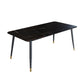 Modern Rectangle Dining Table Set 1/2/5/7 Pieces Stone Top Dinette Set Clearhalo 'Dining Room Sets' 'Dining Tables & Seating' 'dining_room_set' 'furn' 'furn_dining_room_set' 'Furniture' 'Kitchen & Dining Furniture' 1200x1200_2fca1a9a-dde5-4e59-8b9c-b2d63856bfdb