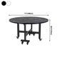 Mid-Century Round Shape Table MDF Folding Standard Dining Table for Kitchen Clearhalo ' dining_table' 'Dining Tables & Seating' 'Dining Tables' 'furn' 'furn_dining_table' 'Furniture' 'furniture_dining_table' 'Kitchen & Dining Furniture' 'kitchen&dining_furn' 'kitchen' 'kitchen_dining_table' 1200x1200_2fca6c1f-6b1a-47fd-8dcf-6845190de126