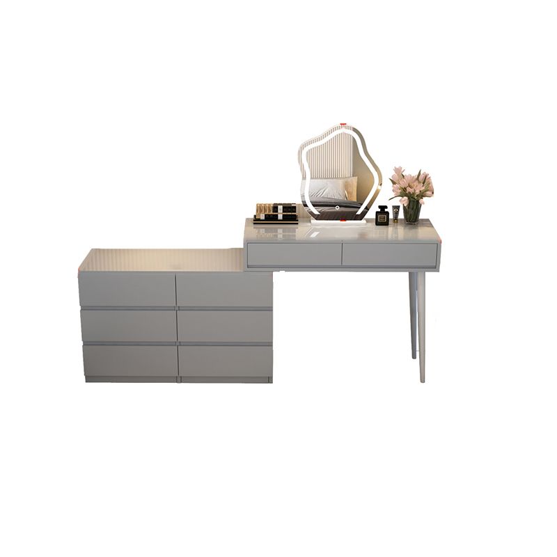 Hedendaagse eenvoudige make -up van ijdelheid Make -upkapida met opbergladen