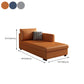 Modern Chaise Lounge Chair Recessed Arms Chaise with Pillows