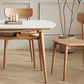 Modern White Stone Top Dining Table Extendable for Small Spaces Clearhalo 'Dining Tables & Seating' 'Dining Tables' 'dining_table' 'furn' 'furn_dining_table' 'Furniture' 'Kitchen & Dining Furniture' 1200x1200_2fcc457b-c0b9-4d95-8fbb-a79572be5808