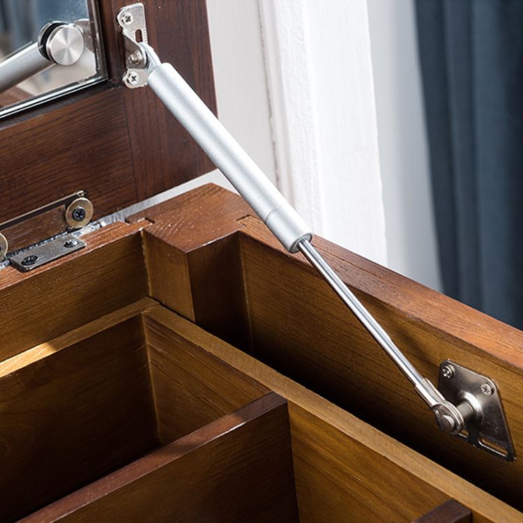 Tradizioni vanità tavolo da toeletta per trucco in legno massiccio con specchi