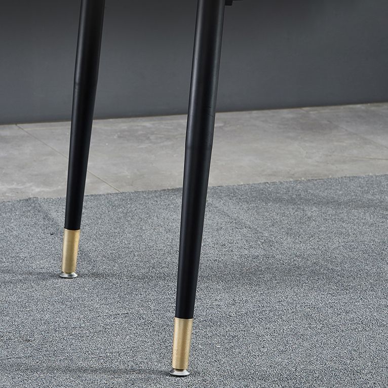 Minimalistisch 1/2/5/6/7 stuks meubels stenen rechthoekige eettafel ingesteld in grijs