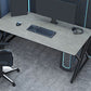 Rectangular Sintered Stone Office Desk Modern Home Writing Desk with Metal Legs