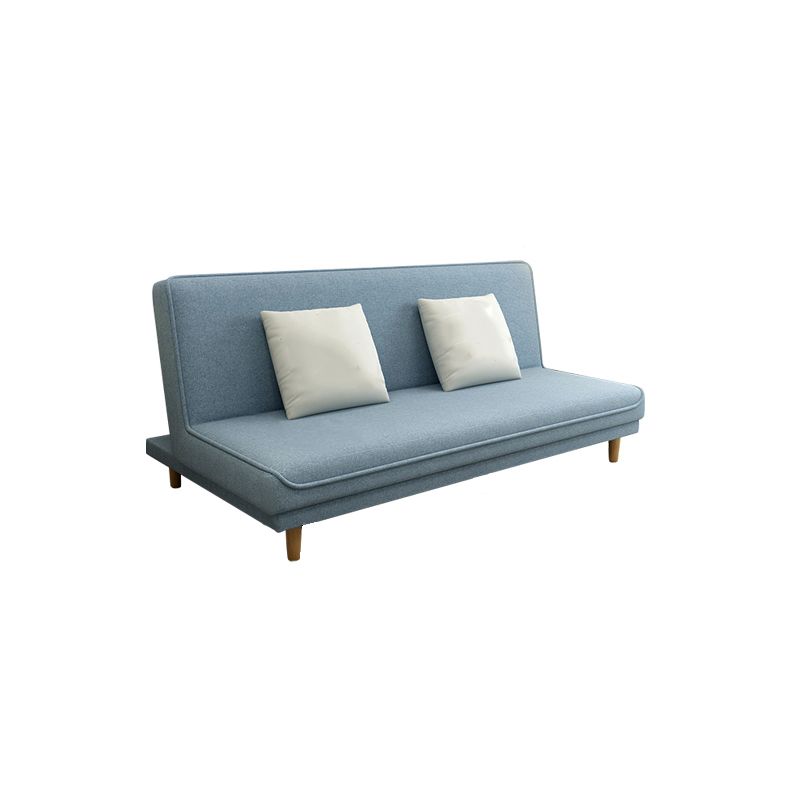 Foldable and Wear-resisting Linen Armless Sofa with Tight Back for Apartment Clearhalo 'furn' 'furn_sofas' 'Furniture' 'furniture_sofas' 'kitchen' 'kitchen_sofas' 'Living Room Furniture' 'Sofa' 'sofas' 1200x1200_2fd3864b-8c49-42ec-a80d-1056e57940a2