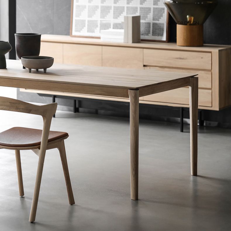 Rectangle Kitchen Dining Table Pine Solid Wood Table Modern with 4 Legs Clearhalo ' dining_table' 'Dining Tables & Seating' 'Dining Tables' 'furn' 'furn_dining_table' 'Furniture' 'furniture_dining_table' 'Kitchen & Dining Furniture' 'kitchen&dining_furn' 'kitchen' 'kitchen_dining_table' 1200x1200_2fd46481-f090-439f-ba04-f11d916876bd
