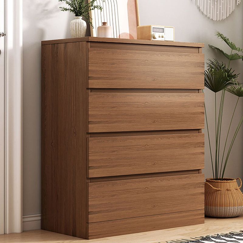 Coffre vertical contemporain en bois avec tiroirs pour la maison/bureau