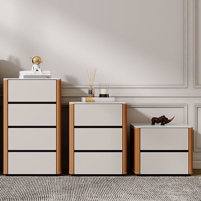 Contemporary Stone Storage Chest Bedroom Chest in White with Drawers Clearhalo 'Bedroom Furniture' 'Dressers & Chests' 'dressers_chests' 'furn' 'furn_dressers_chests' 'Furniture' 1200x1200_2fdb393c-7616-4d31-bf42-116baf8b9f62