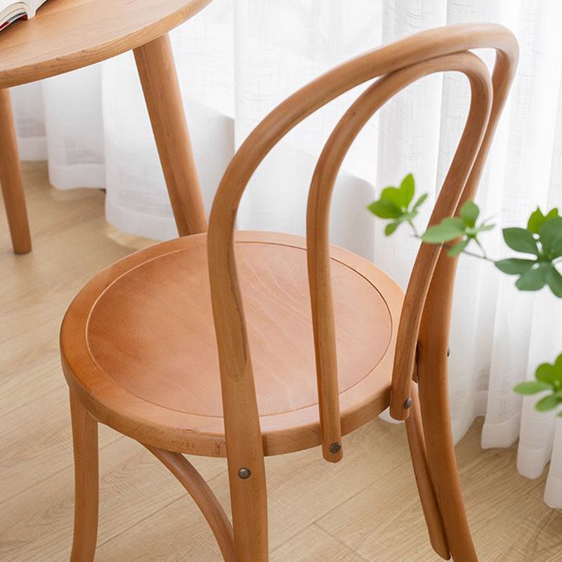 Wood Modern Style Side Chair Open Back Dining Chair for Dining Room Clearhalo 'Dining Chairs' 'Dining Tables & Seating' 'dining_chair' 'furn' 'furn_dining_chair' 'Furniture' 'Kitchen & Dining Furniture' 1200x1200_2fdd03e1-f68a-44e2-8a3b-c4363af85415