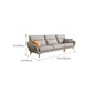 Mid Century Sofa and Chaise in Gray Flared Arm Sewn Pillow Back Sofa Clearhalo 'furn' 'furn_sectionals' 'Furniture' 'Living Room Furniture' 'Sectionals' 1200x1200_2fe0072e-476d-4e61-b8d9-1ac2d01765f8