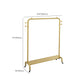 Glam Coat Rack Hanging Rail Lower Shelf 4 Hooks Entryway Coat Hanger Clearhalo 'Entry & Mudroom Furniture' 'furn' 'furn_hall_tree_coat_racks' 'Furniture' 'Hall Trees & Coat Racks' 'hall_tree_coat_racks' 1200x1200_2fe5621b-05bc-43fa-bb8e-667af18bf9b8