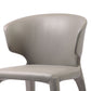Designer Style Leather Arm Chair Matte Finish Wingback Single Dining Chair Clearhalo ' kitchen&dining_furn' 'Dining Chairs' 'Dining Tables & Seating' 'dining_chair' 'furn' 'furn_dining_chair' 'Furniture' 'furniture_dining_chair' 'Kitchen & Dining Furniture' 'kitchen' 1200x1200_2fe5f14d-6ce7-4b7e-a60a-16bf3f454d52