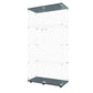 Modern Glass Cabinet Multi-shelf Display Buffet Cabinet with Door for Living Room Clearhalo 'Display & China Cabinets' 'display_china_cabinets' 'furn' 'furn_display_china_cabinets' 'Furniture' 'Kitchen & Dining Furniture' 1200x1200_2fe85505-b481-4b58-bf53-68dce23580f0