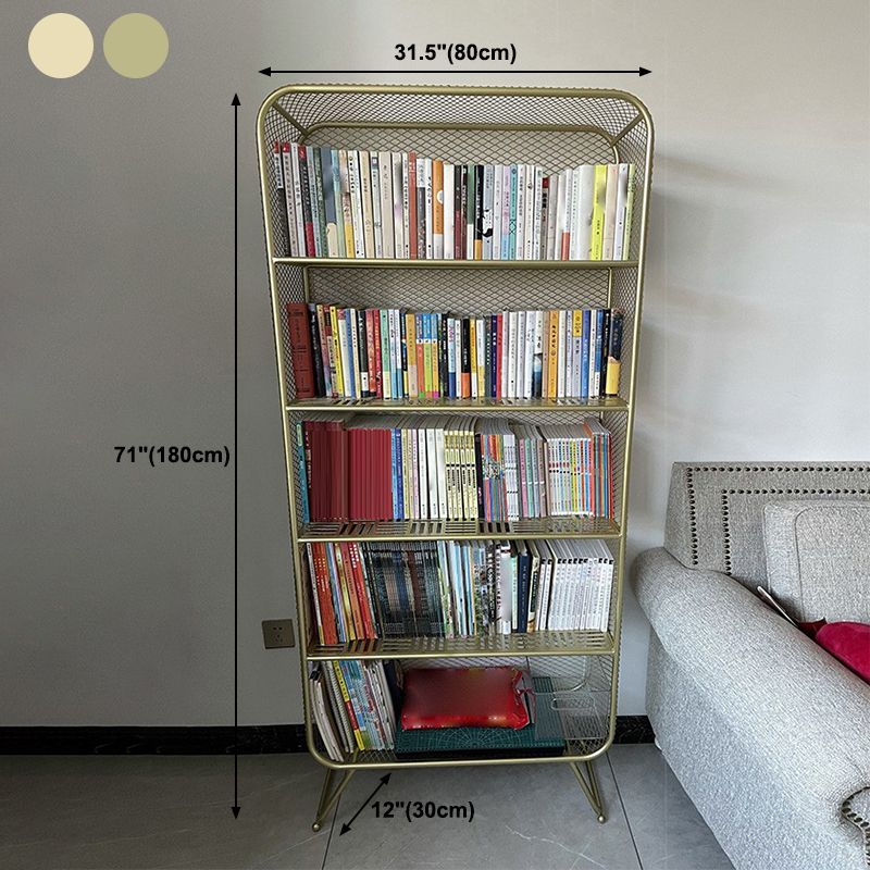 Glam Style Bookshelf Closed Back Bookcase for Home Office and Study Room Clearhalo 'Bookcases' 'furn' 'furn_bookcases' 'Furniture' 'furniture_bookcases' 'kitchen' 'kitchen_bookcases' 'Living Room Furniture' 'Office Furniture' 1200x1200_2feba971-db65-4103-b553-0021bf18c8df