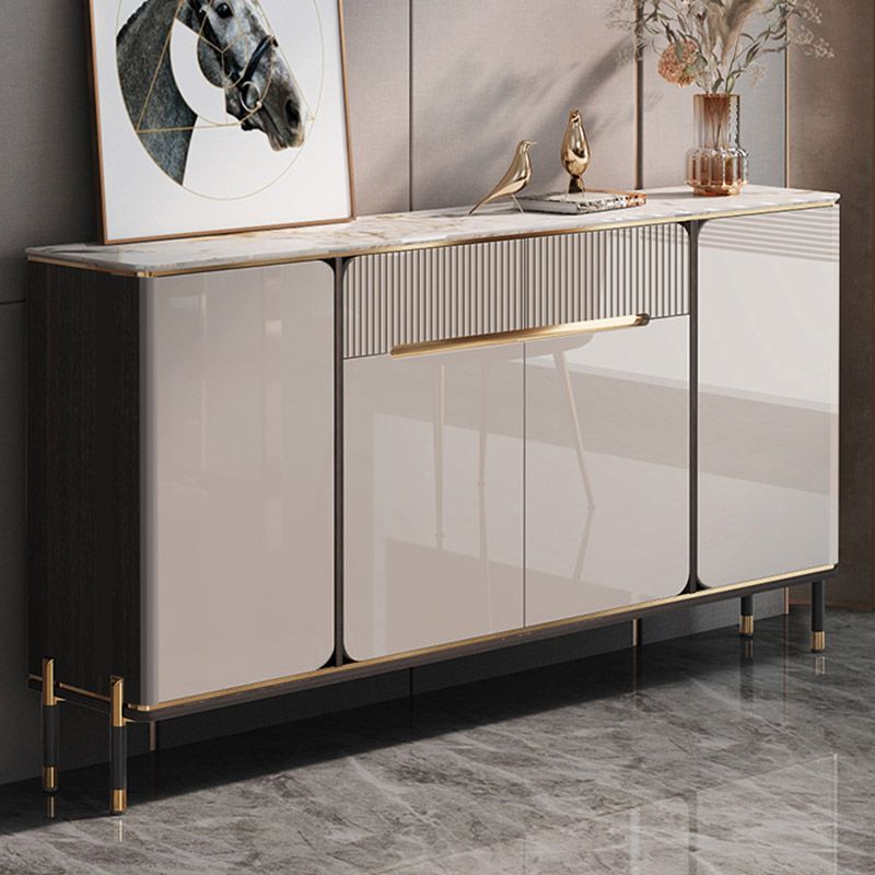 Sideboard Sideboard in stile glam Sideboard cucina top con 2 cassetti