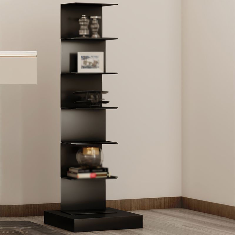 Modern Style Steel Bookshelf Vertical Shelf Bookcase for Home Clearhalo 'Bookcases' 'furn' 'furn_bookcases' 'Furniture' 'furniture_bookcases' 'kitchen' 'kitchen_bookcases' 'Living Room Furniture' 'Office Furniture' 1200x1200_2fede848-df64-498a-b5f9-350e430972b7