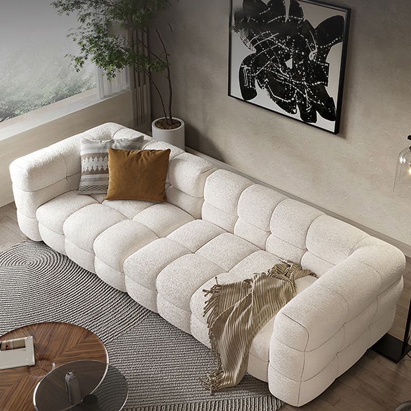 現代のビスケットバックソファタキシードアームリビングルームのラブシート