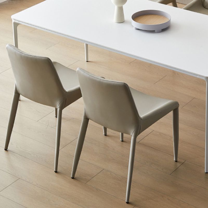 Designer Style 1/2/5/7 Pieces Dining Set Sintered Stone Dining Table with Leather Chairs Clearhalo 'Dining Room Sets' 'Dining Tables & Seating' 'dining_room_set' 'furn' 'furn_dining_room_set' 'Furniture' 'furniture_dining_room_set' 'Kitchen & Dining Furniture' 1200x1200_2ff161b4-5a87-4f11-87db-36ffe3d48beb