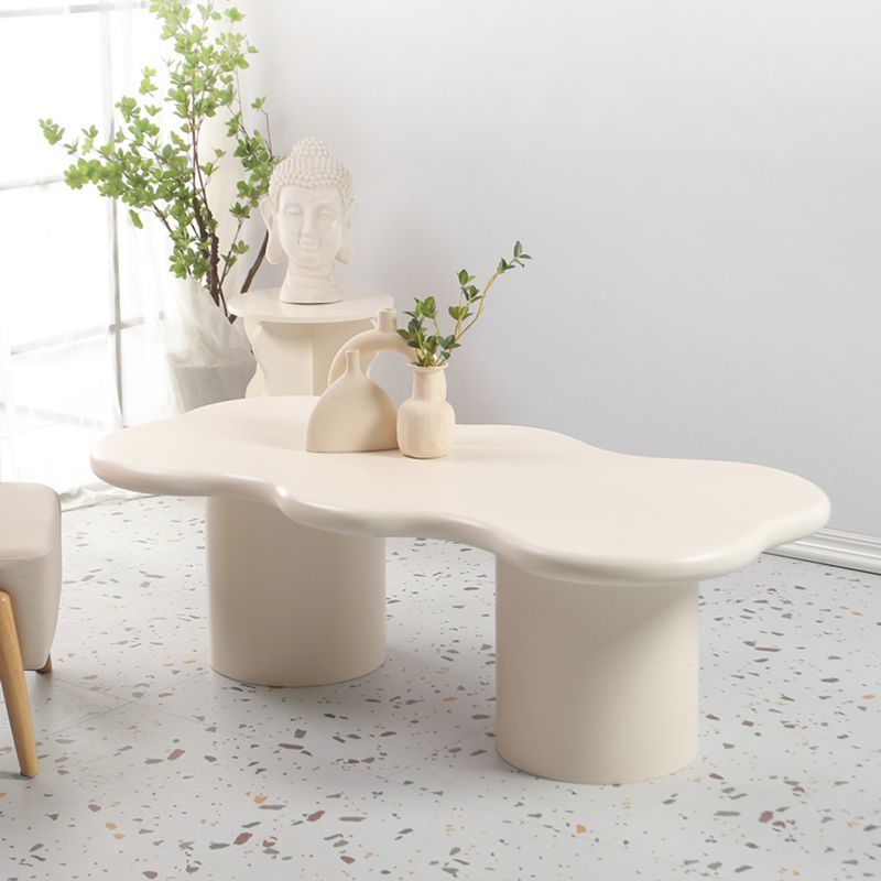 1 tavolino bianco tavolino rotondo in legno massimo