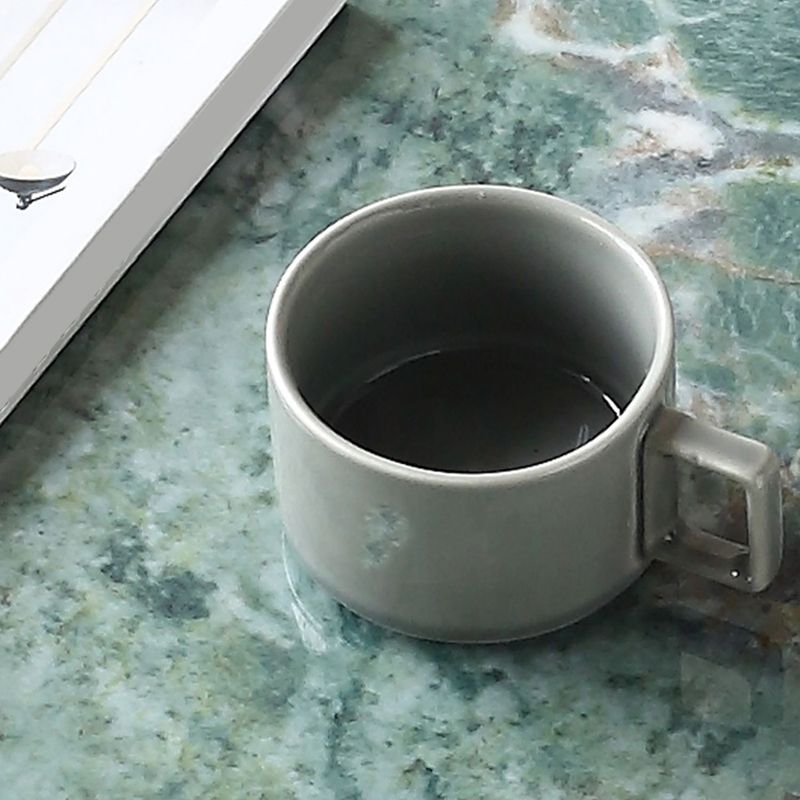 Abstract Stone Side Table Modern Simple Dia 19.69-In End Table