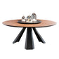 Modern Round Dining Table Pine Solid Wood Dining Room Collection for Indoor Clearhalo ' dining_table' 'Dining Tables & Seating' 'Dining Tables' 'Furniture' 'furniture_dining_table' 'Kitchen & Dining Furniture' 'kitchen&dining_furn' 'kitchen' 'kitchen_dining_table' 1200x1200_2ff5e63e-189c-4248-97ca-7b6a1c721211