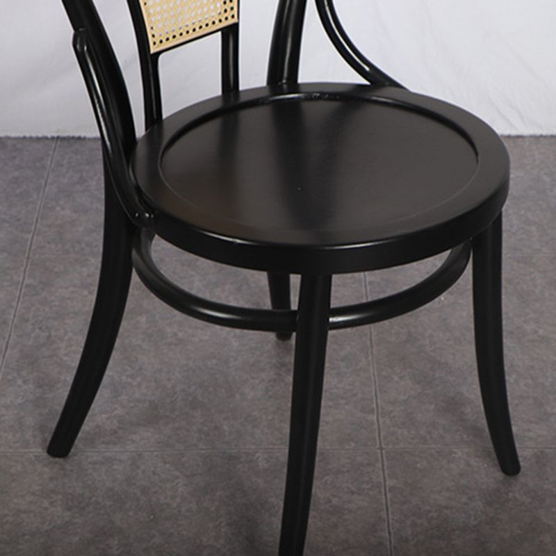 Modern Black Side Chair Solid Wood Dining Chair for Living Room Clearhalo 'Dining Chairs' 'Dining Tables & Seating' 'dining_chair' 'furn' 'furn_dining_chair' 'Furniture' 'Kitchen & Dining Furniture' 1200x1200_2ff6295e-8a02-4741-9af7-ad2433b10676