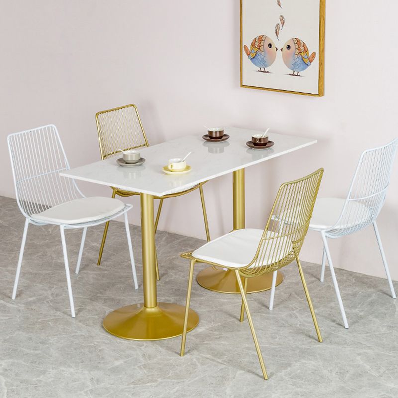 Glam Style Dining Chair Metal Windsor Back Dining Side Chair for Dining Room Clearhalo 'Dining Chairs' 'Dining Tables & Seating' 'dining_chair' 'furn' 'furn_dining_chair' 'Furniture' 'furniture_dining_chair' 'Kitchen & Dining Furniture' 1200x1200_2ff6f1c9-df96-4212-85d2-b9a7b48ce891