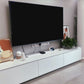 Wood TV Stand , Contemporary 3 / 4 / 6 - Drawers TV Stand - Ivory White Clearhalo 'furn' 'furn_tv_stands_entertainment_centers' 'Furniture' 'Living Room Furniture' 'TV Stands & Entertainment Centers' 'TV Stands & Media Storage Furniture' 'tv_stands_entertainment_centers' 1200x1200_2ff8275e-a8a6-4ccb-ad2d-701ffa50c191